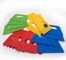 Paint Scrapers Kit, 16Pcs Paint Scraper Tool for Arts Crafts DIY Paint Scraping Learning Knife Pottery Kids Play Oil Children Painting Tools Drawing Acrylic Putty - 16 Packs